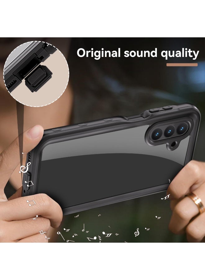 general for Galaxy A26 5G Waterproof Case, Full Body IP68 Underwater Clear Protective Case Built-in Screen Protector Heavy Duty Shockproof Case for Men Women - Image 5