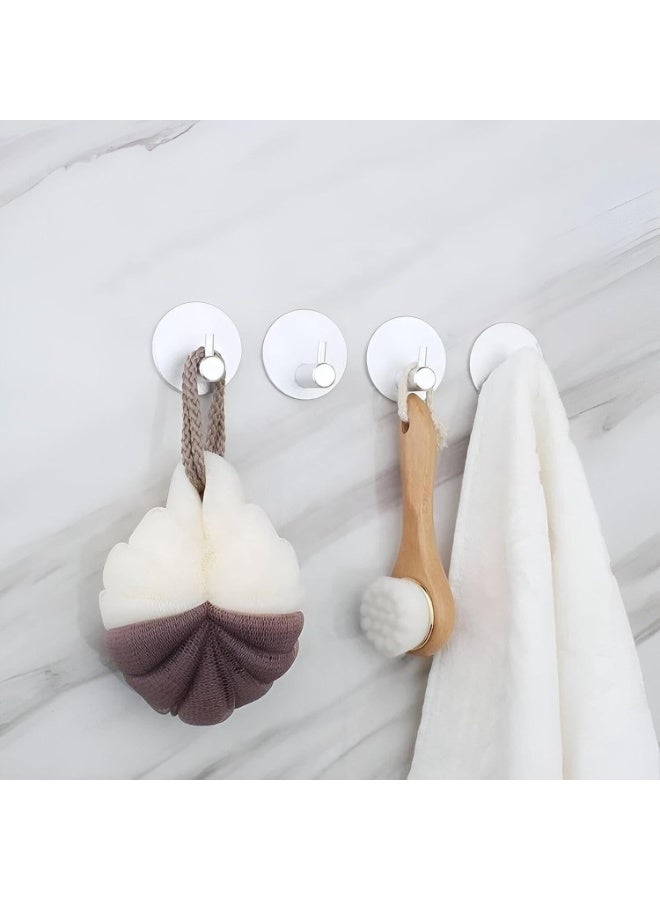 إسفنجة استحمام مقشرة - كرة شبكية ناعمة كبيرة لتنظيف الجسم، إسفنجة استحمام متينة ومتعددة الألوان لتنظيف البشرة بلطف، مثالية للاستخدام أثناء الاستحمام (4 قطع) - Image 5