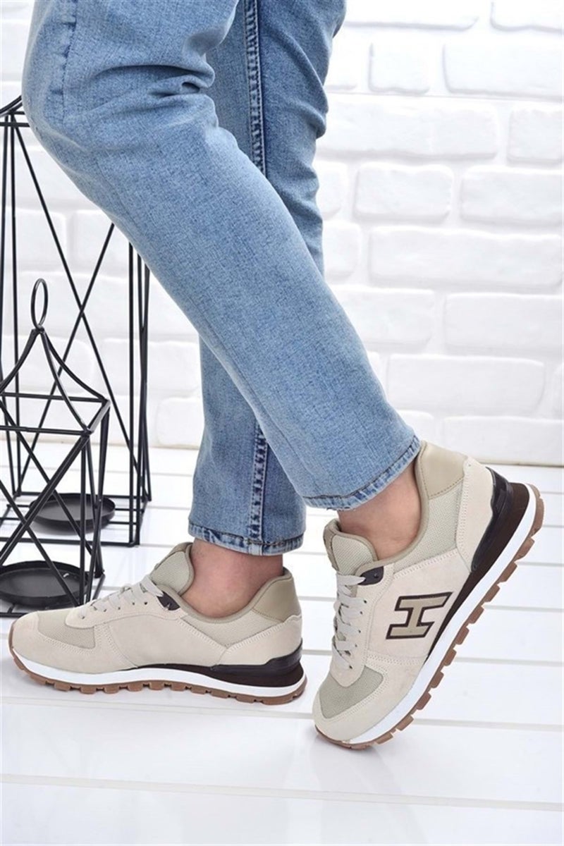 Hammer Jack Peru Men's Sneakers 19250 Beige Akel Brown V11  - Image 3