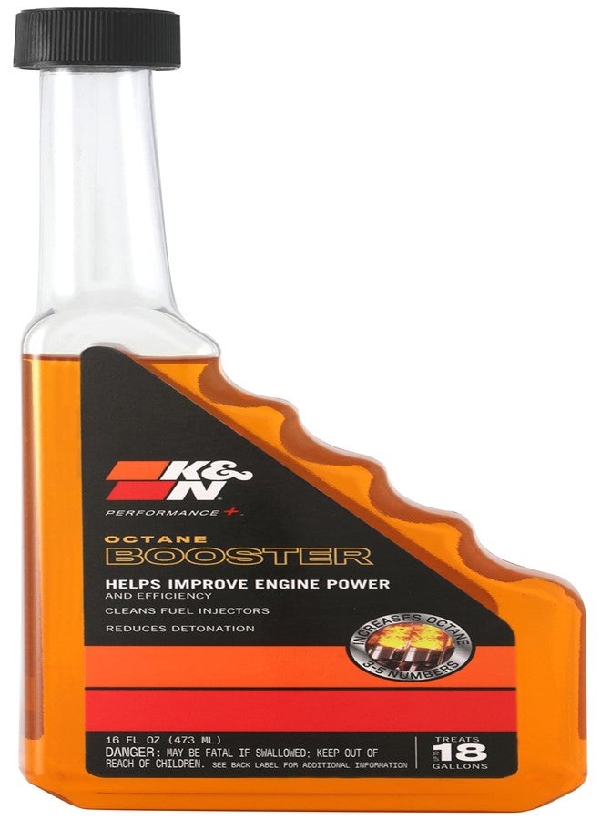 K&N Performance+ Octane Booster: Boosts Octane and Improves Engine Performance, 16 Ounce Bottle Treats up to 18 Gallons, 99-2020 - Image 1