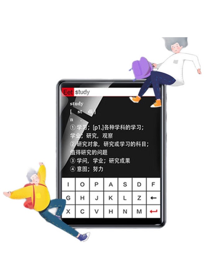 Lenovo Lenovo C5 8Gb 2.8-Inch Touchscreen Mp4/Mp3 Player, Bluetooth Hifi Lossless Music Portable Player, Student English Dictionary, E-Book Reader, Voice Recorder, Video Player - Image 2