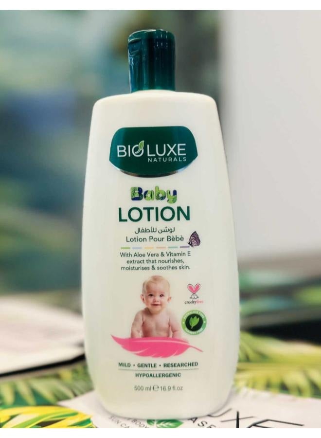 BIOLUXE BIOLUXE ALOE VERA & VITAMIN E BABY LOTION 500ML