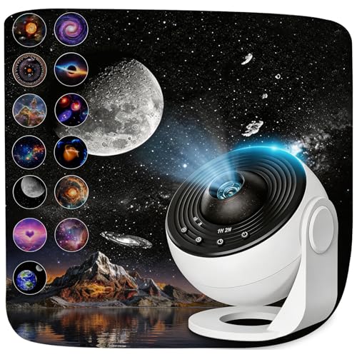 VanSmaGo Plastic Projector-Star Projector-360 Degree Auto Rotation-Timed Starry Planetarium Projector -Night Light-Lights For Room Decor-Unique Gift For Children-Kids Gifts - Image 1