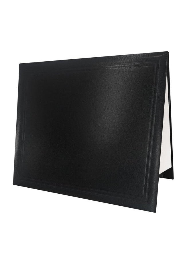 GraduationMall - 11X14 Smooth Padded Diploma Cover Certificate Holder Black - Image 1