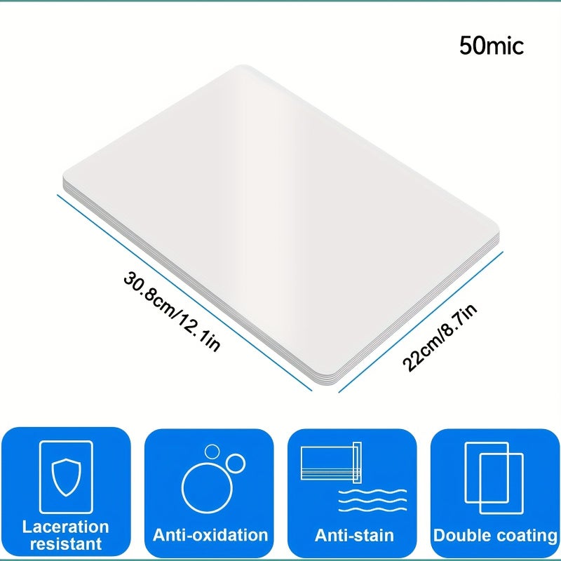 100 Pack A4 Thermal Laminating Pouches 8.7x12.1 Inches 50 Mic Laminating Film - Image 2