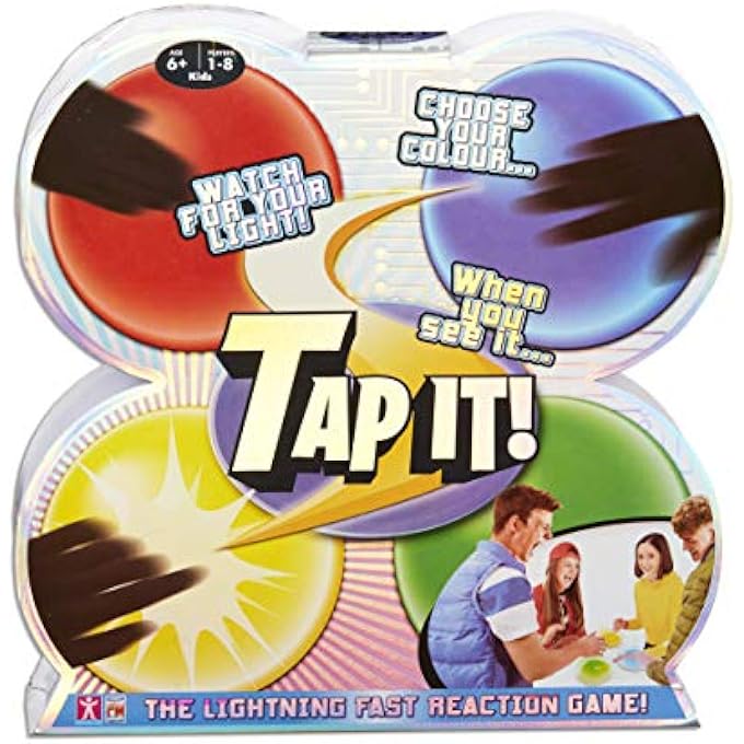 Fotorama TapIt  High Energy Tech Game for All the Family 4 Different Games to Play MultiPlayer With 4 Wireless Pods Instruction Booklet Fitness Activity for 6 Years - Image 3