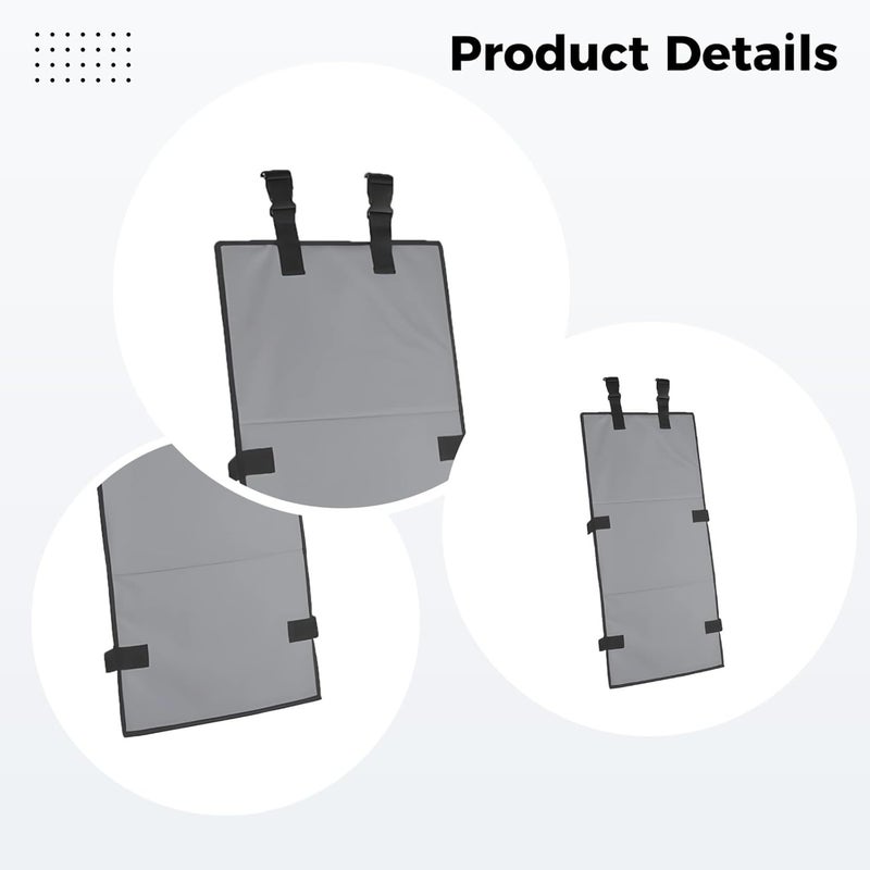 Gray Bunk Bed Ladder Cover, Polyester Guardrail, Youngsters Climbing Preventer, Anti-Fall Aid - Image 3