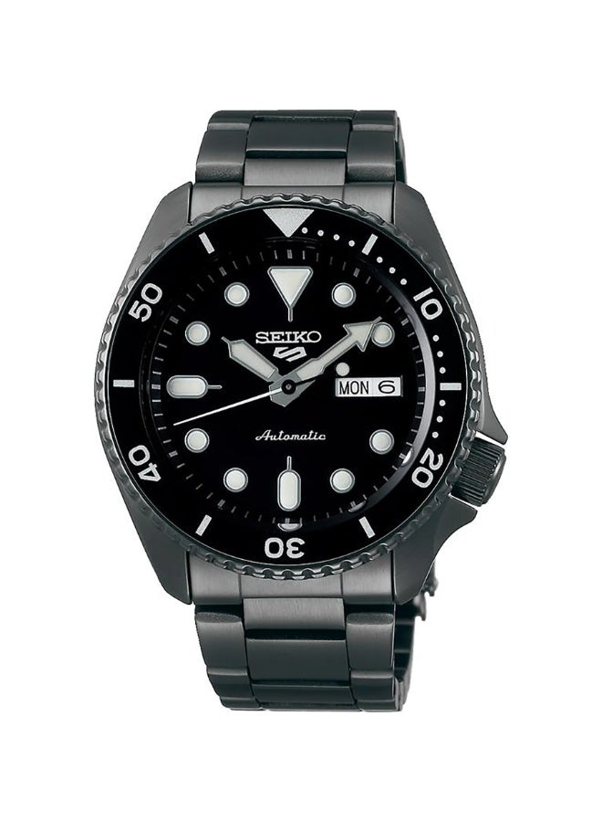 Seiko Men's Automatic Watch SRPD65K | Black Dial Stainless Steel