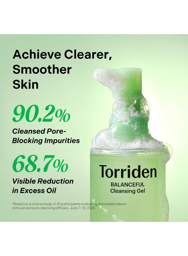 Torriden Balanceful Cleansing Gel 200Ml | Low Ph & Lha Exfoliant Face Wash With 5D Cica Complex | For Sensitive, Oily & Acne-Prone Skin, 6.76 Fl Oz - Image 5