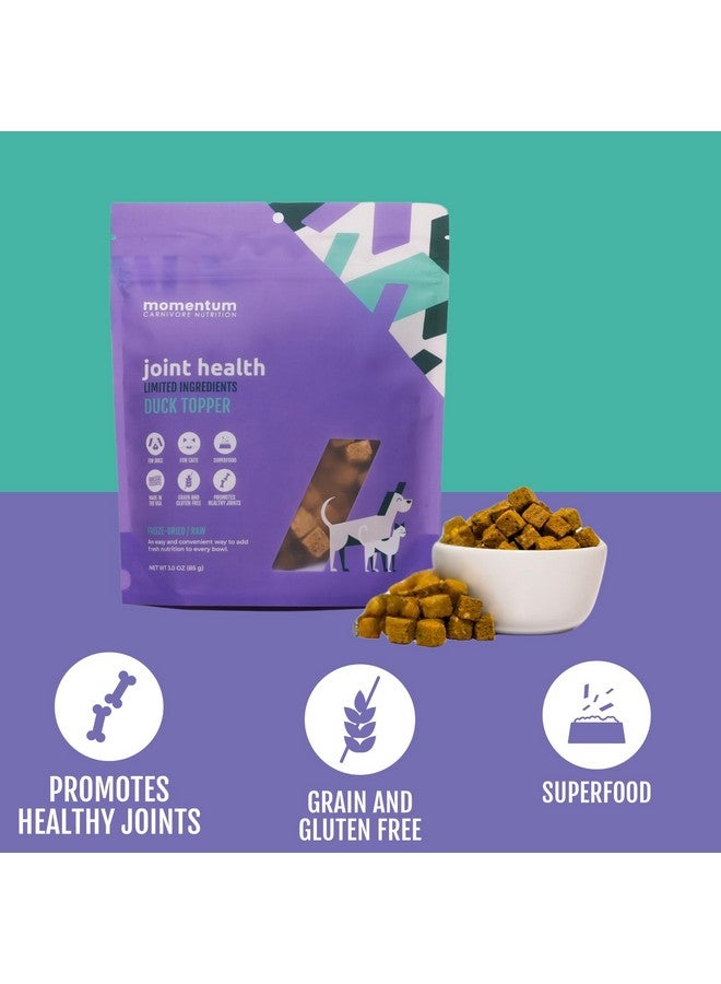 Momentum Carnivore Nutrition Freeze-Dried Anti-Inflammatory Pet Food Topper - Single-Ingredient Raw Supplement - Supports Joint Health & Reduces Inflammation for Dogs and Cats - 3 oz Pack - Image 4