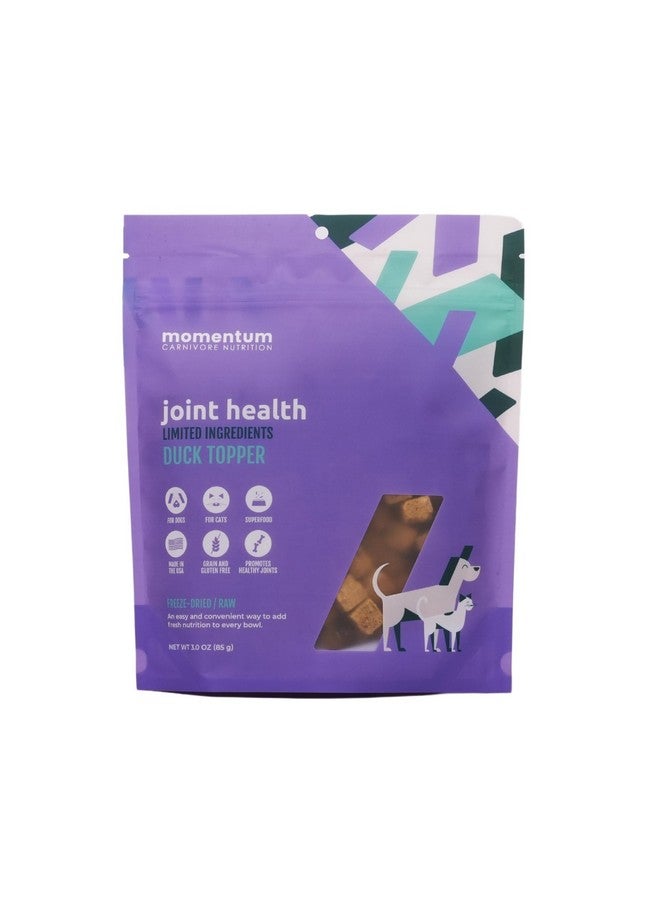 Momentum Carnivore Nutrition Freeze-Dried Anti-Inflammatory Pet Food Topper - Single-Ingredient Raw Supplement - Supports Joint Health & Reduces Inflammation for Dogs and Cats - 3 oz Pack - Image 1