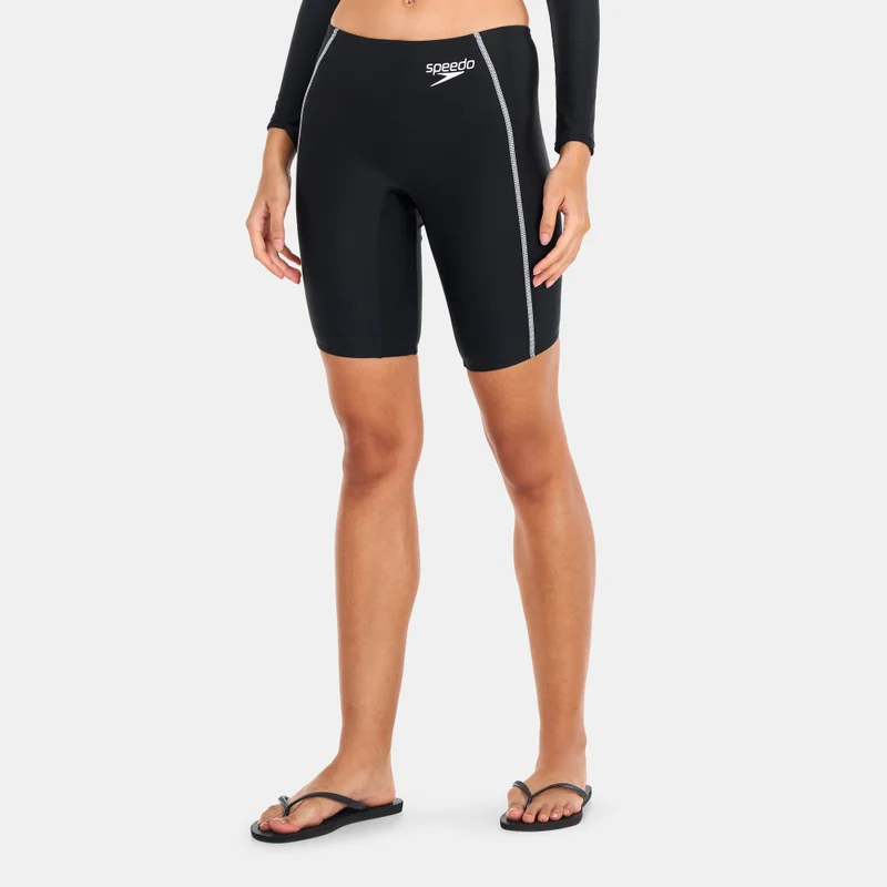 speedo Women's Zip-Through Swimming Top and Jammer Set
