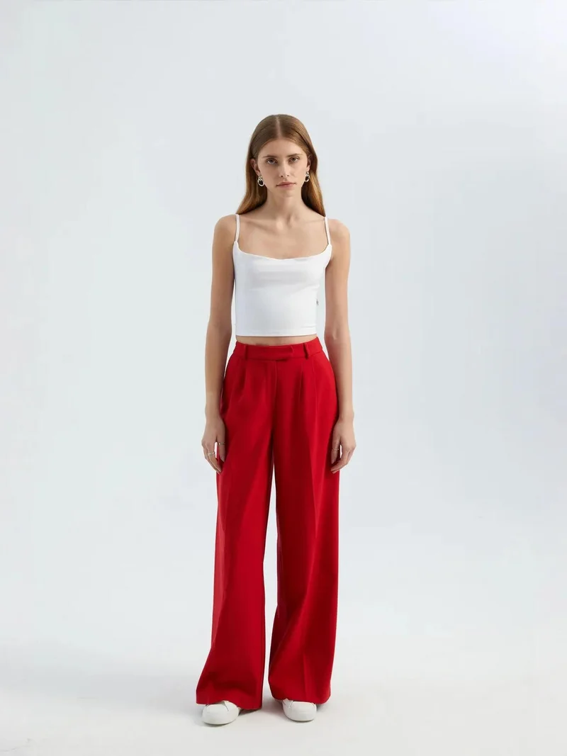 HICCUP Spaghetti Strap Cami Top with a Back Detail