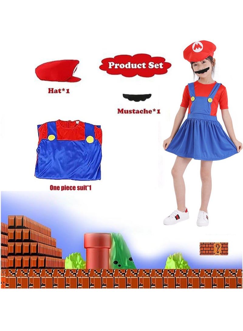 Little Boys Super Role Play Jumpsuit with Hat and Beard Children's Holiday Party Costume Dress up Costume Dress Cosplay - Image 3