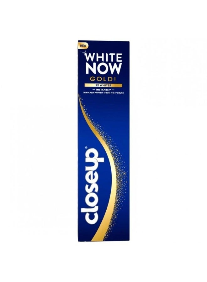 Close Up White Now Gold 75Ml plus Colgate Slim Soft Charcoal Toothbrush multicolour - Image 2