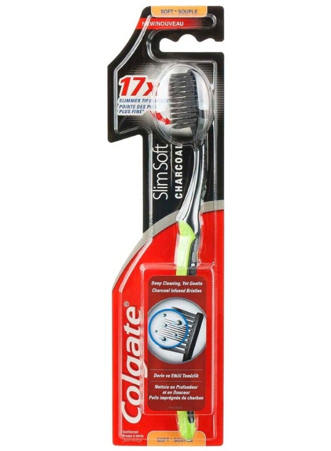 Close Up White Now Gold 75Ml plus Colgate Slim Soft Charcoal Toothbrush multicolour - Image 3