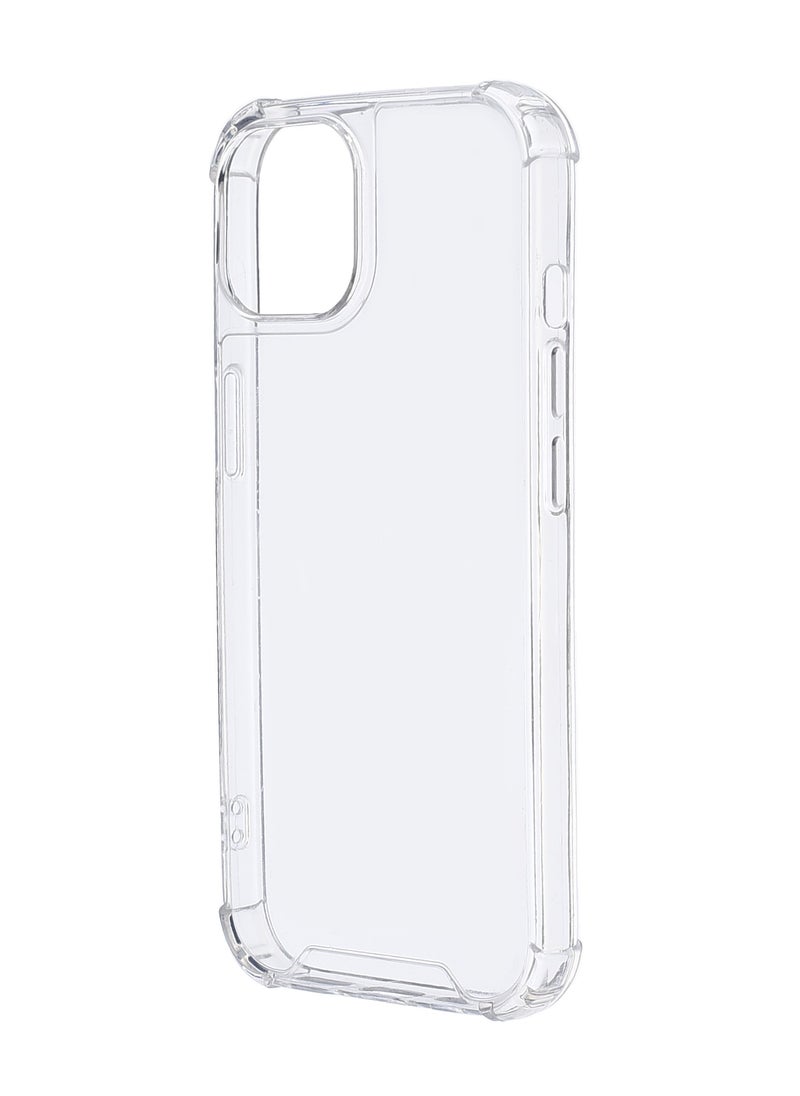 Generic - Silicone Back Phone Protection Cover With Anti Break And Safety Edges For Iphone 15 - Transparent - Image 1