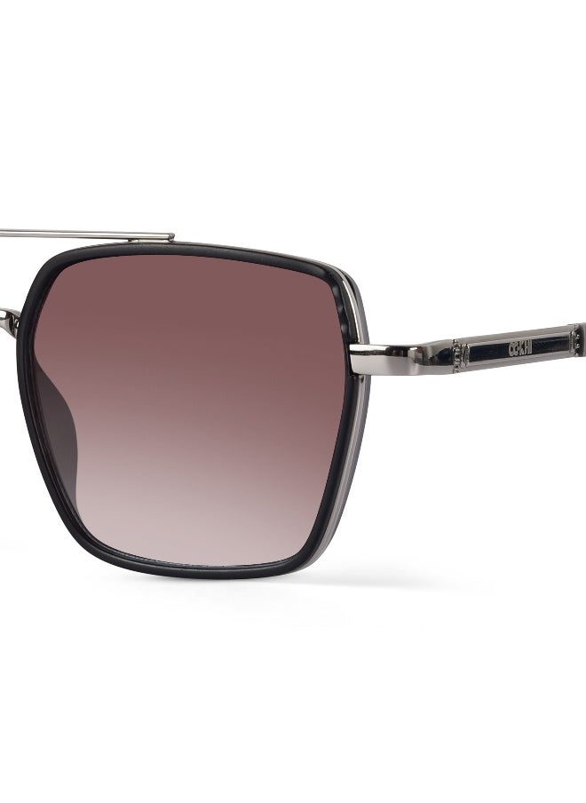 Woggles UV- Protected Brown Gradient Square Sunglasses  - Image 2