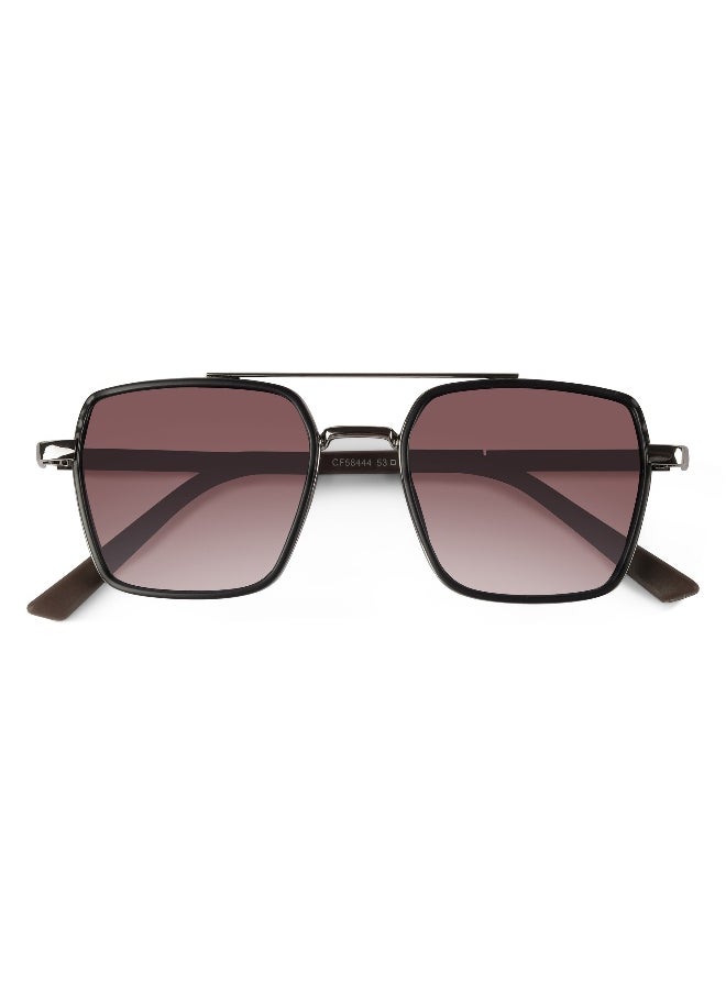 Woggles UV- Protected Brown Gradient Square Sunglasses  - Image 3