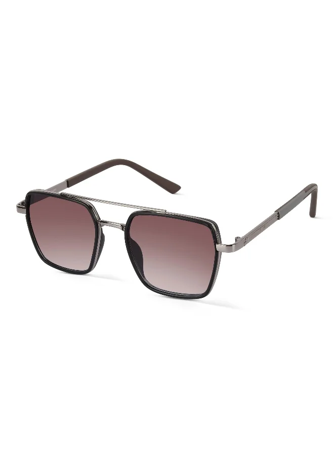 Woggles Ockhi Torque Brown Gradient Square Sunglasses