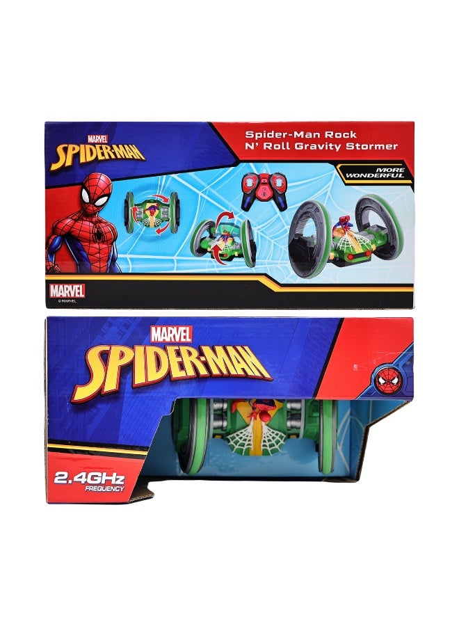 Marvel Spider Man Rock N' Roll Gravity Stormer | 360 Degree & Body Rotate | 2.4 GHz Frequency |Age 3+ - Image 2