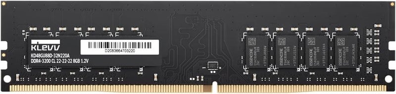 klevv DDR4 8GB (1x8GB) 3200MHz CL22 1.2V UDIMM Desktop Ram Memory SK Hynix Chip (KD48GU880-32N220A) - Image 1