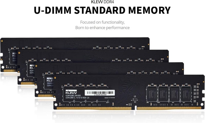 klevv DDR4 8GB (1x8GB) 3200MHz CL22 1.2V UDIMM Desktop Ram Memory SK Hynix Chip (KD48GU880-32N220A) - Image 2