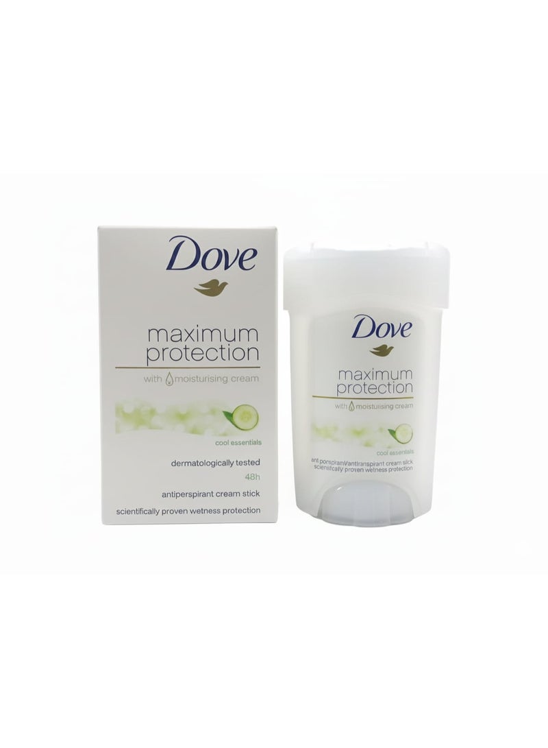 دوف كريم مضاد للتعرق حمايه 48 ساعه مع كريم مرطب 45مل - Image 2