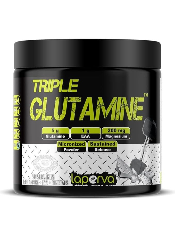Triple Glutamine 325g (50 Servings) – Muscle Recovery, Strength & Immune Support