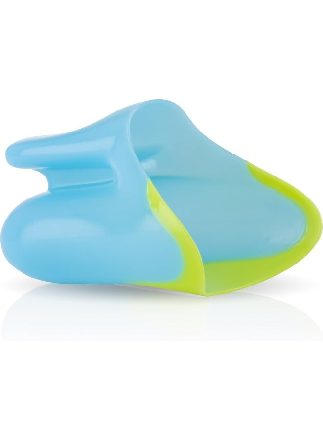 Nuby Tear-Free Rinse Pail, Aqua, 5 Inch (Pack of 1) - Image 2