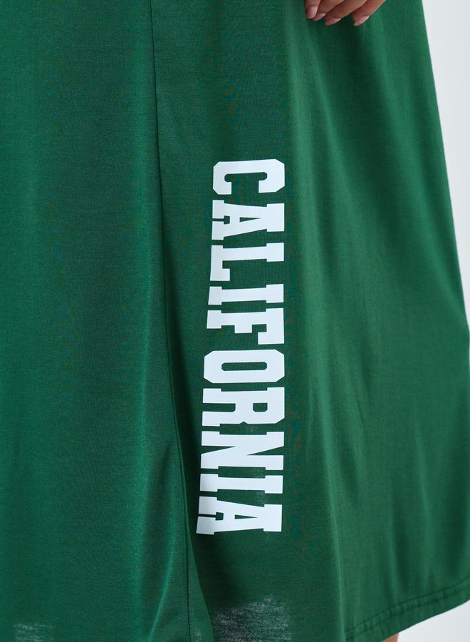 Styli California Patch Sleep T-Shirt Dress - Image 4