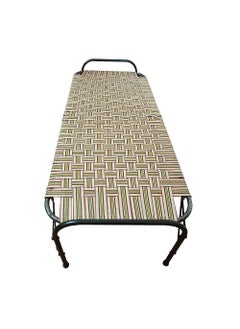 NATTNAK WE TRULY CARES Nattnak WPremium Iron Folding Bed 36x72 inch Nylon Niwar for Ultimate Comfort and Durabilitye Truly Cares 
