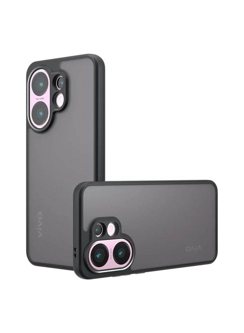 general Protective case compatible with Vivo V60 5G, skin-friendly matte transparent outer shell with airbag protection, anti-yellowing PC+TPU shockproof protective case suitable for Vivo V60. - Image 1