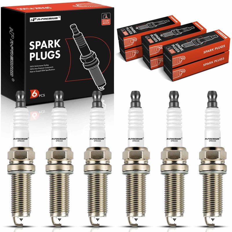 APremium Double Iridium Spark Plugs Compatible with Honda Pilot 20162020 Odyssey 20182021 Ridgeline 20172020 Passport 20192021 Acura MDX 20142020 TLX 20152020 RLX 35L Pack of 6