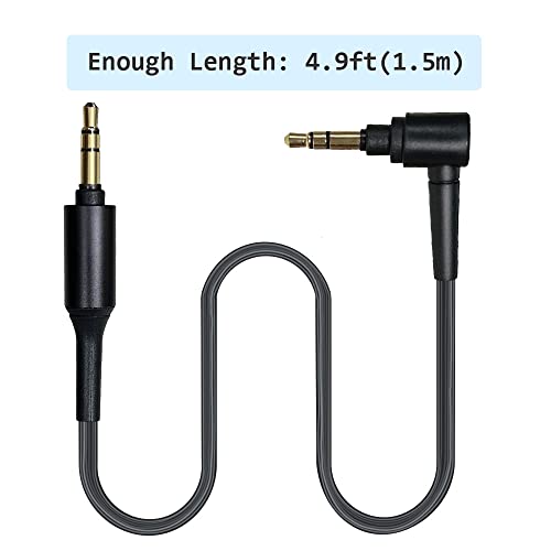 MQDITH WH-1000XM4 Replacement Headphone Cable Compatible with Sony WH-1000xm5 WH-1000xm4 WH-1000xm3 MDR-1A,Cord Compatible with Sony MDR-XB950BT MDR-XB950N1 MDR-ZX770BN WH-xb910n WH-CH700N Headphone - Image 5