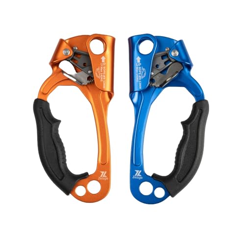 Zeluga HALRSETBO Quick Up Double Hand Ascender for Both Hand, Blue/Orange (Both Hand) - Image 2