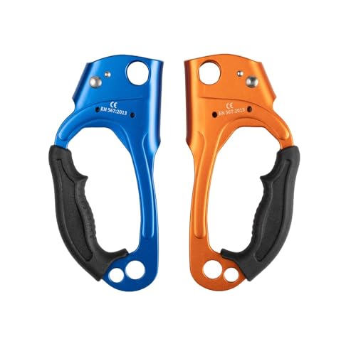 Zeluga HALRSETBO Quick Up Double Hand Ascender for Both Hand, Blue/Orange (Both Hand) - Image 1