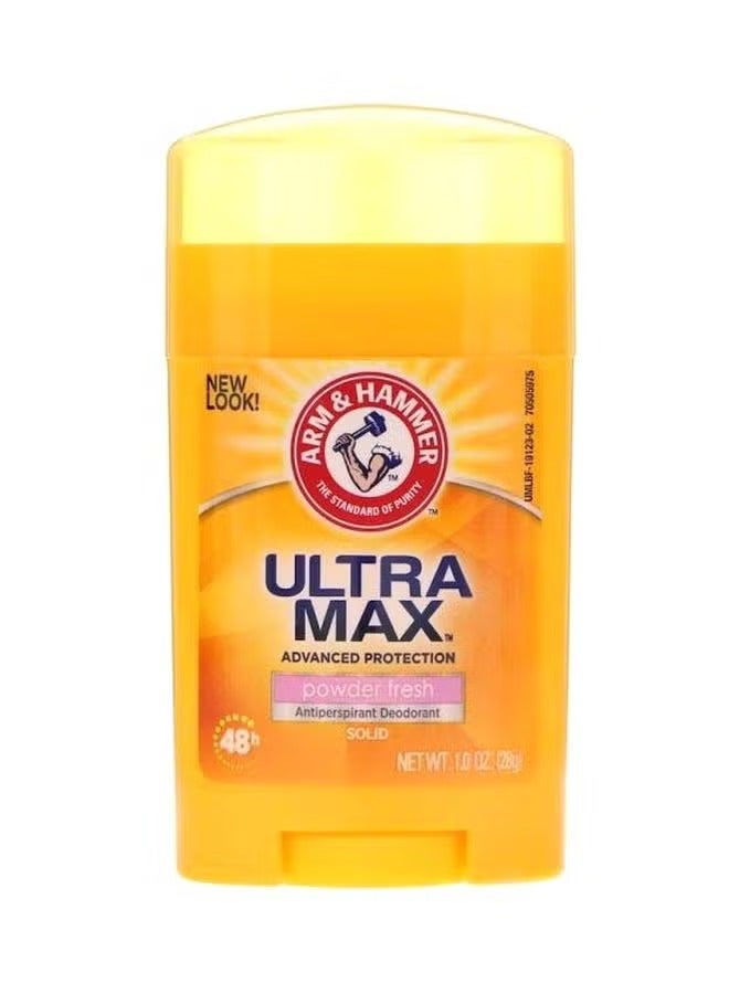 Arm & Hammer UltraMax Powder Fresh Antiperspirant Deodorant 28g, 3 Pack - Image 2