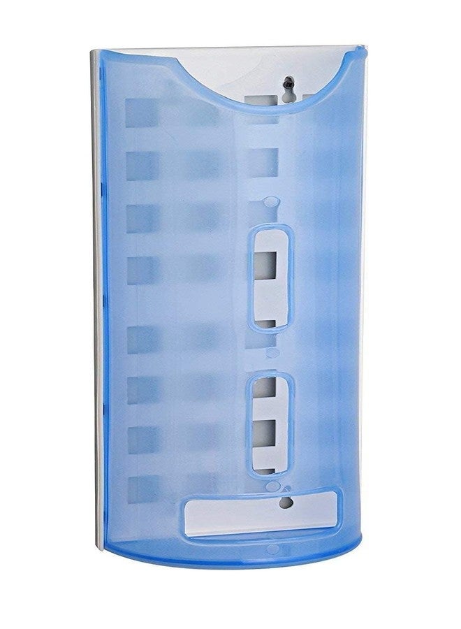 Shiyon Plastic Bag Dispenser for Kitchen, Pack of 1 (Blue) - Image 1