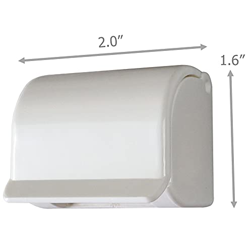 EIKS 2 Pack Razor Holders Shaver Hangers Wall Mount Self Adhesive for Bathroom Shower Tabletop - Image 2