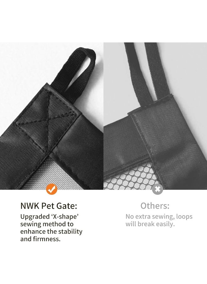 NWK Magic Safety Enclosure: Magic Gate for The House Works as a pet gate to Providing a Safe Enclosure to Play and Rest