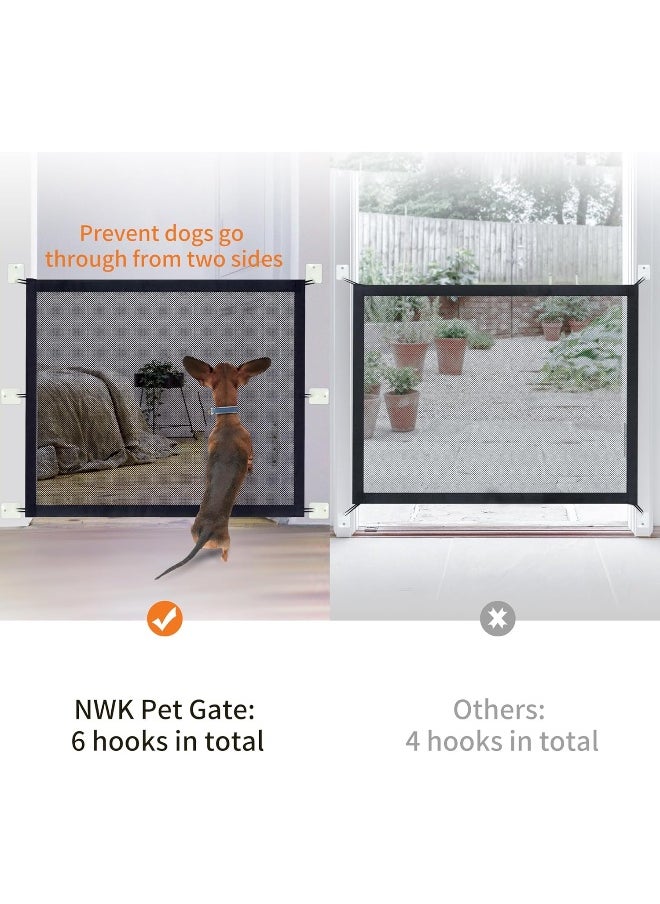 NWK Magic Safety Enclosure: Magic Gate for The House Works as a pet gate to Providing a Safe Enclosure to Play and Rest