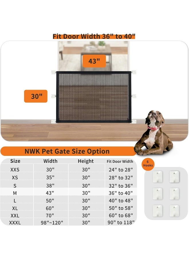 NWK Magic Safety Enclosure: Magic Gate for The House Works as a pet gate to Providing a Safe Enclosure to Play and Rest