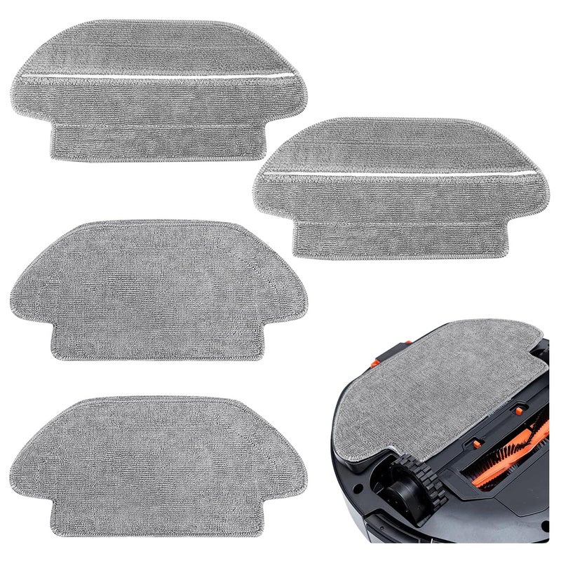 Verilux Mopping Cloth for Mi Robot Robot Vacuum Cleaner S10 Microfiber Absorbent Wet Dry Use Mop Cloth Replacements for Vacuum S10 - Image 1