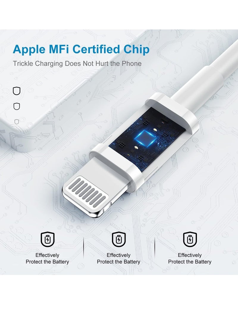 BGM - iPhone Charger Fast Charging 6ft CordApple MFi Certified‘ USB C to Lightning Cable with 20W Fast Charger Block for iPhone 14 Pro Max/13 Plus/12 Mini/11/iPad Pro/Air(2-Pack) - Image 1
