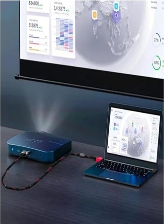 كابل HDMI إلى DVI-D 24+1 ذكر إلى ذكر عالي الأداء بطول 3 أمتار - يدعم دقة Full HD 1080 بكسل، تصميم متين لنقل الفيديو بسلاسة من الكمبيوتر الشخصي/الكمبيوتر المحمول إلى الشاشة أو جهاز العرض - Image 3