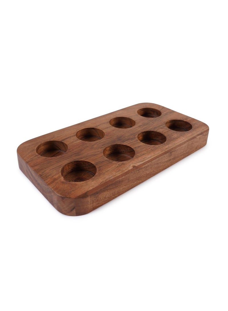 Pan Home صينية بيض رابحة أكاسيا 25x13x2.54 سم - طبيعي - Image 4