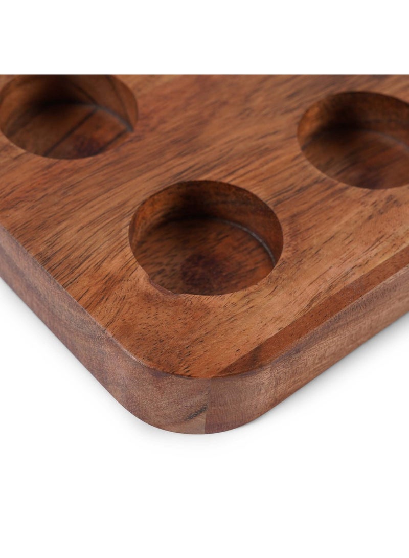 Pan Home صينية بيض رابحة أكاسيا 25x13x2.54 سم - طبيعي - Image 5