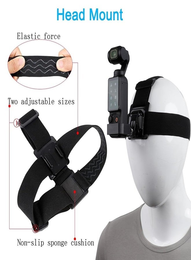 PellKing Accessories Kit for DJI Osmo Pocket 3,New Quick Release Head Strap - Image 5