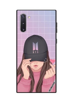 VR CREATIVE Protective Case Cover For Samsung Galaxy Note10 5G Bts Cap Girl Design Multicolour  - Image 1